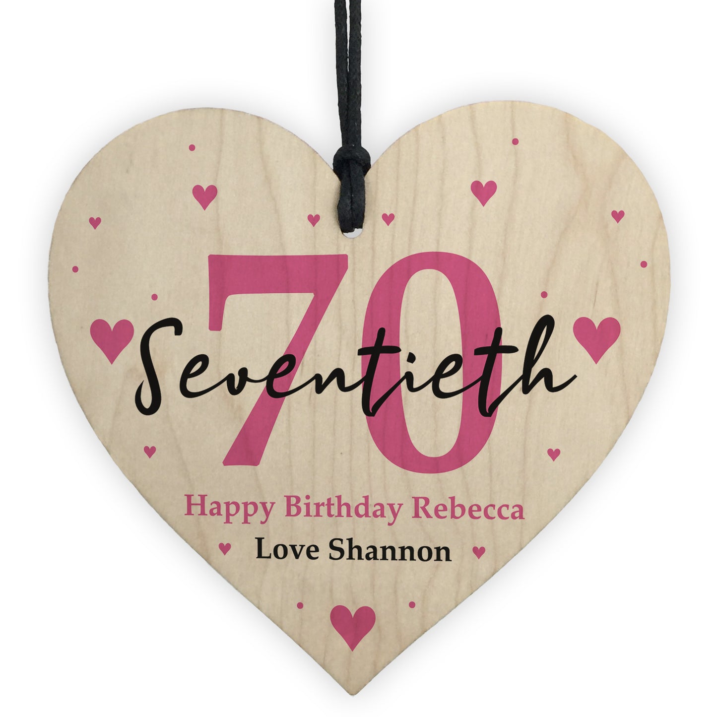 PERSONALISED 70th Birthday Gifts For Mum Nan Women Gift