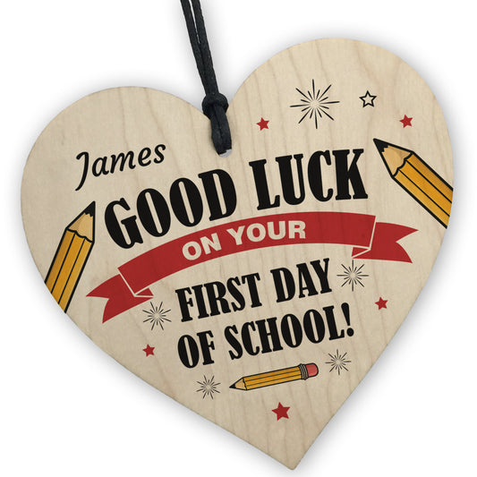 PERSONALISED First Day of School Good Luck Gifts Back To School