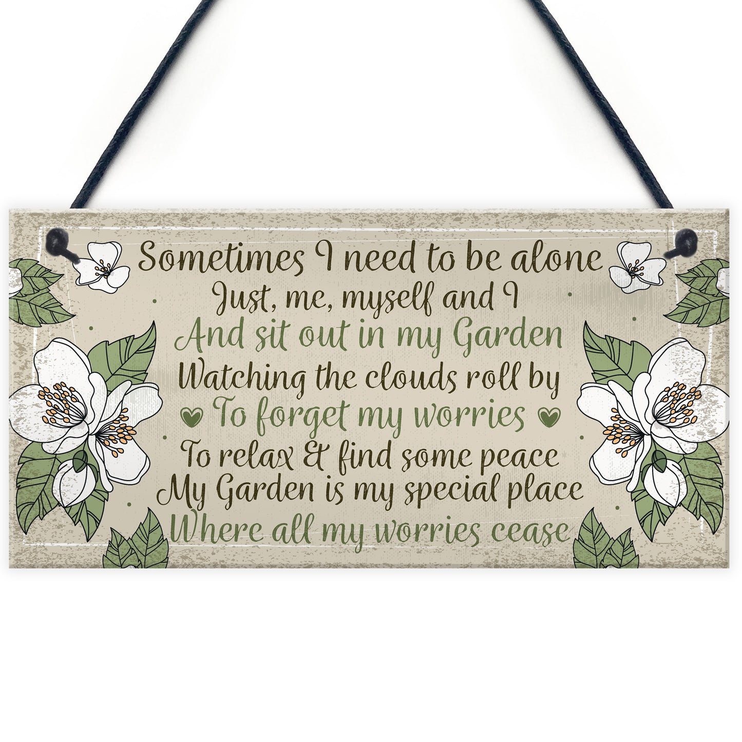 Special Garden Sign Summer House Shed Memorial Plaque Gift