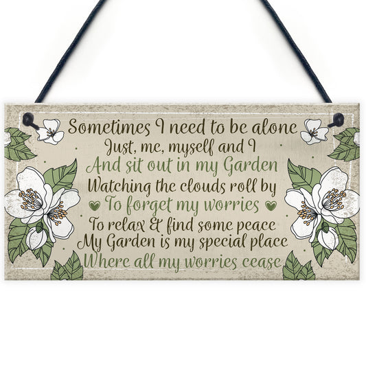 Special Garden Sign Summer House Shed Memorial Plaque Gift