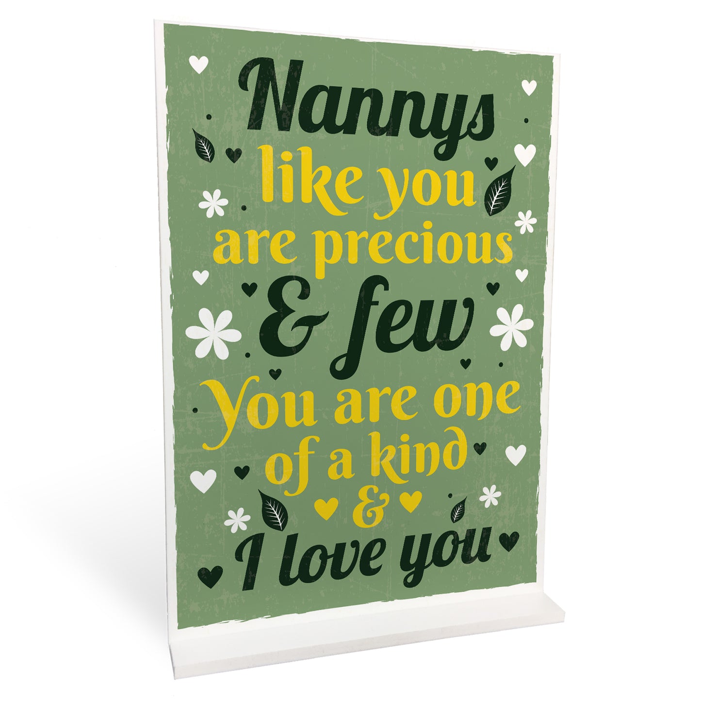Nan Nanny Gifts For Birthday Christmas Standing Plaque Keepsake