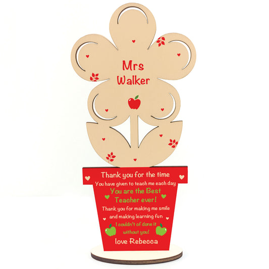 Personalised Thank You Gift For Teacher Teaching Assistant