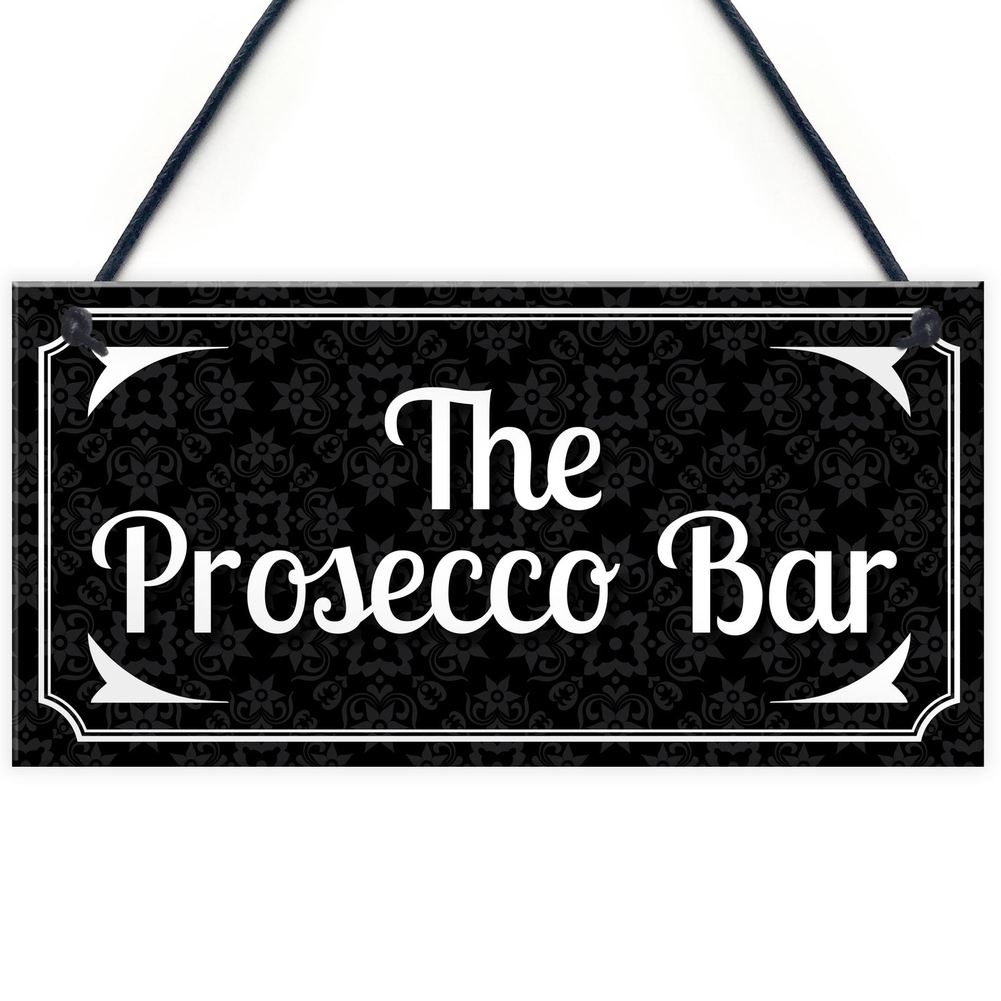 The Prosecco Bar Vintage Wall Plaque Sign Home Bar Gift Man Cave