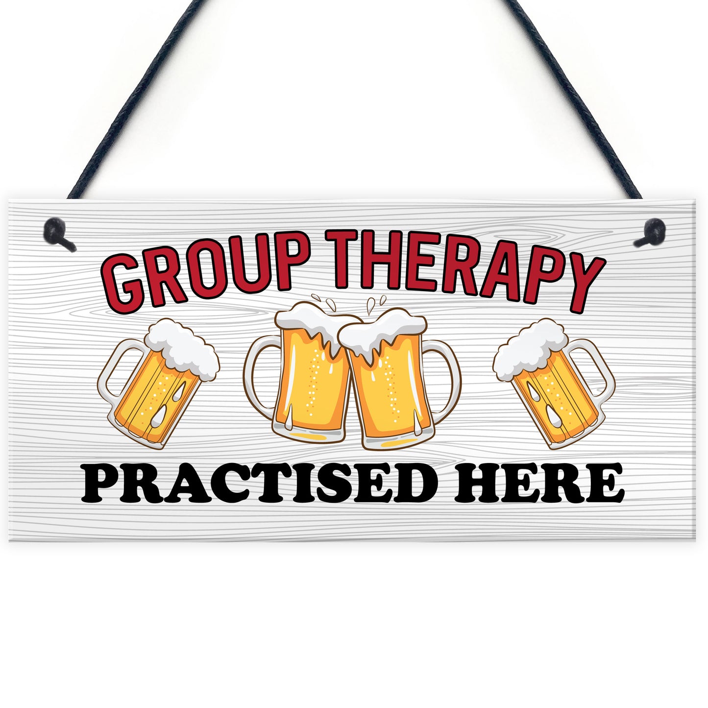 Funny GROUP THERAPY Sign Bar Signs And Plaques Home Decor