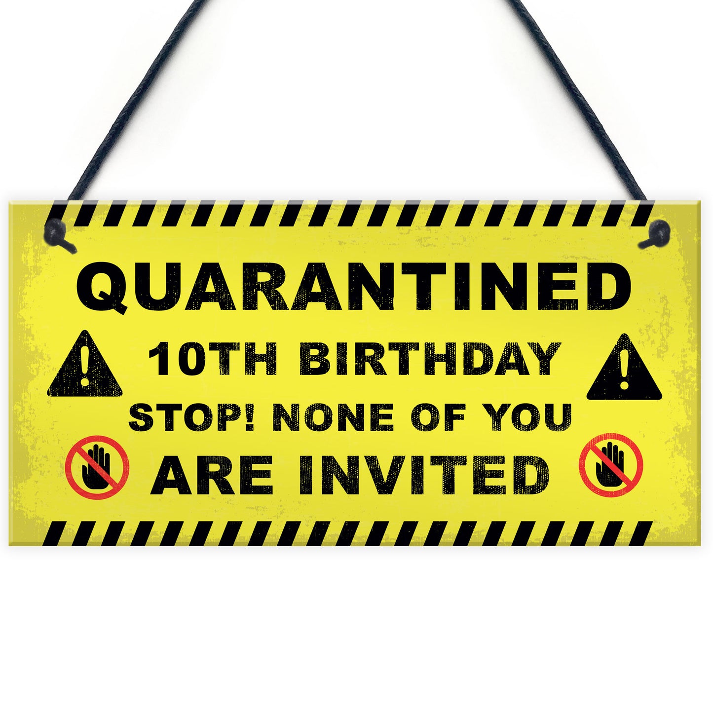 Novelty Quarantine Birthday Sign Funny 18th 21st Birthday Decor