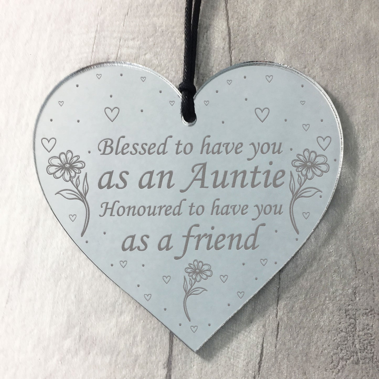 Auntie Gift Friendship Sign Auntie Birthday Christmas Thank You