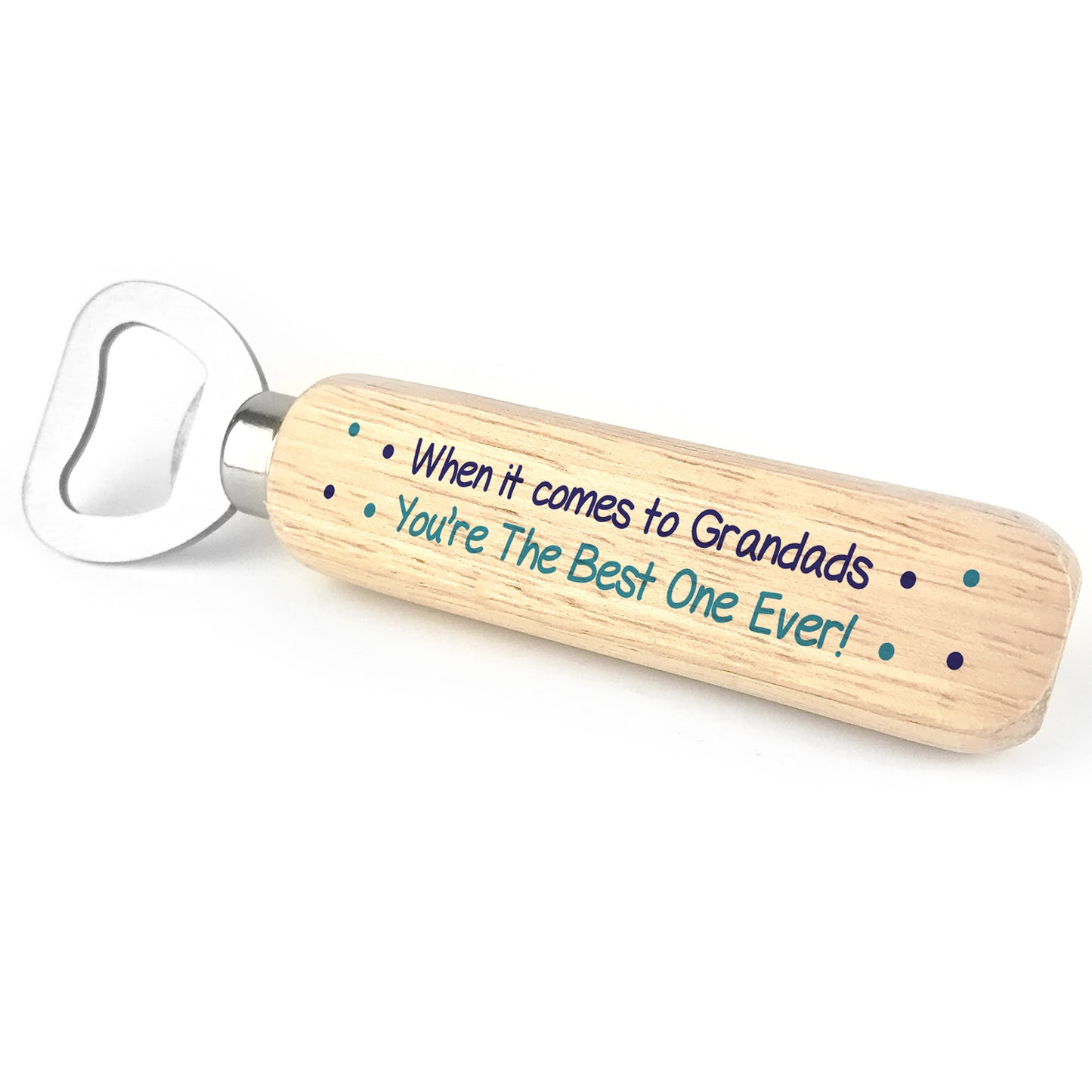 Fathers Day Gifts For Grandad Wood Bottle Opener Birthday Gift