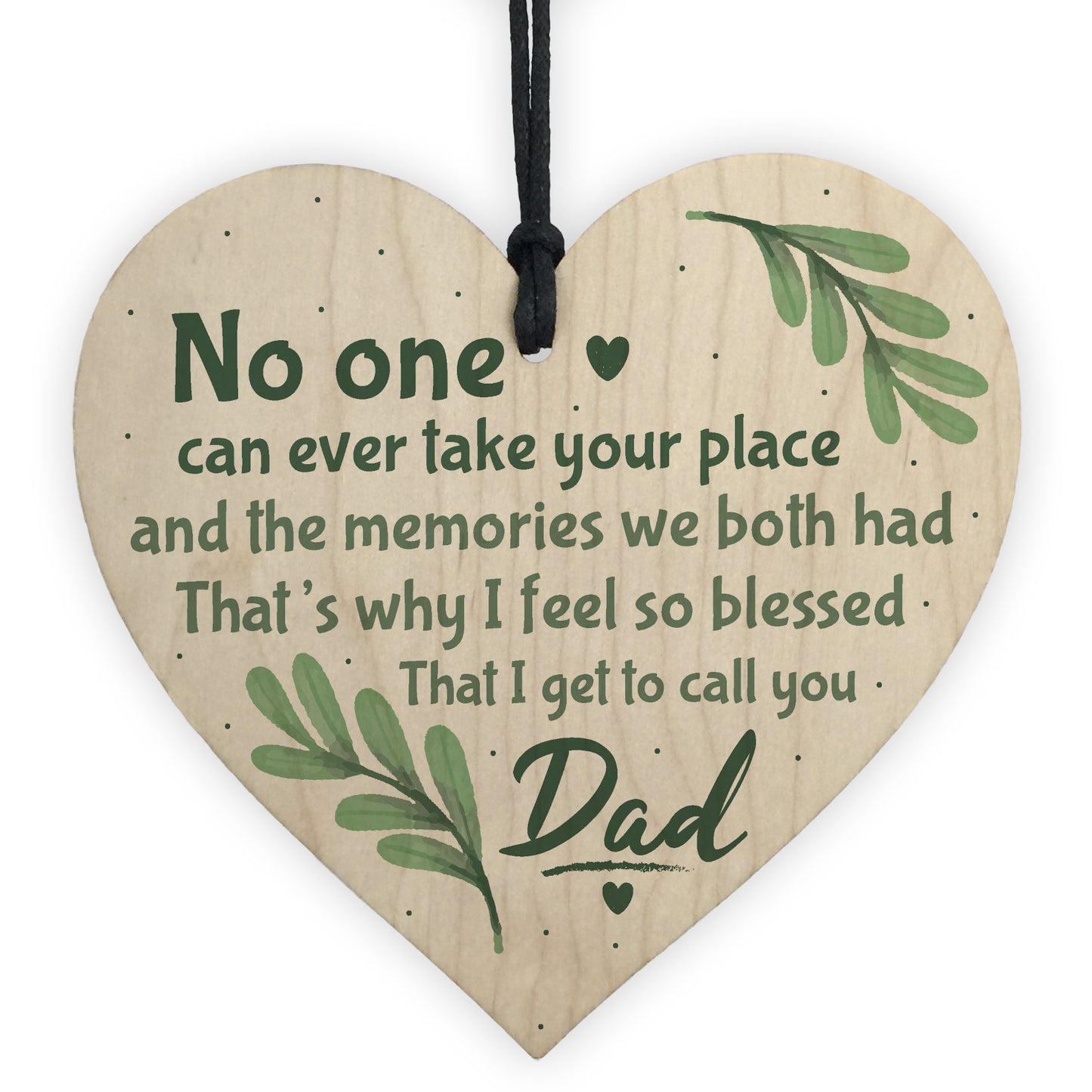 Dad Graveside Memorial Remembrance Heart Grave Plaque