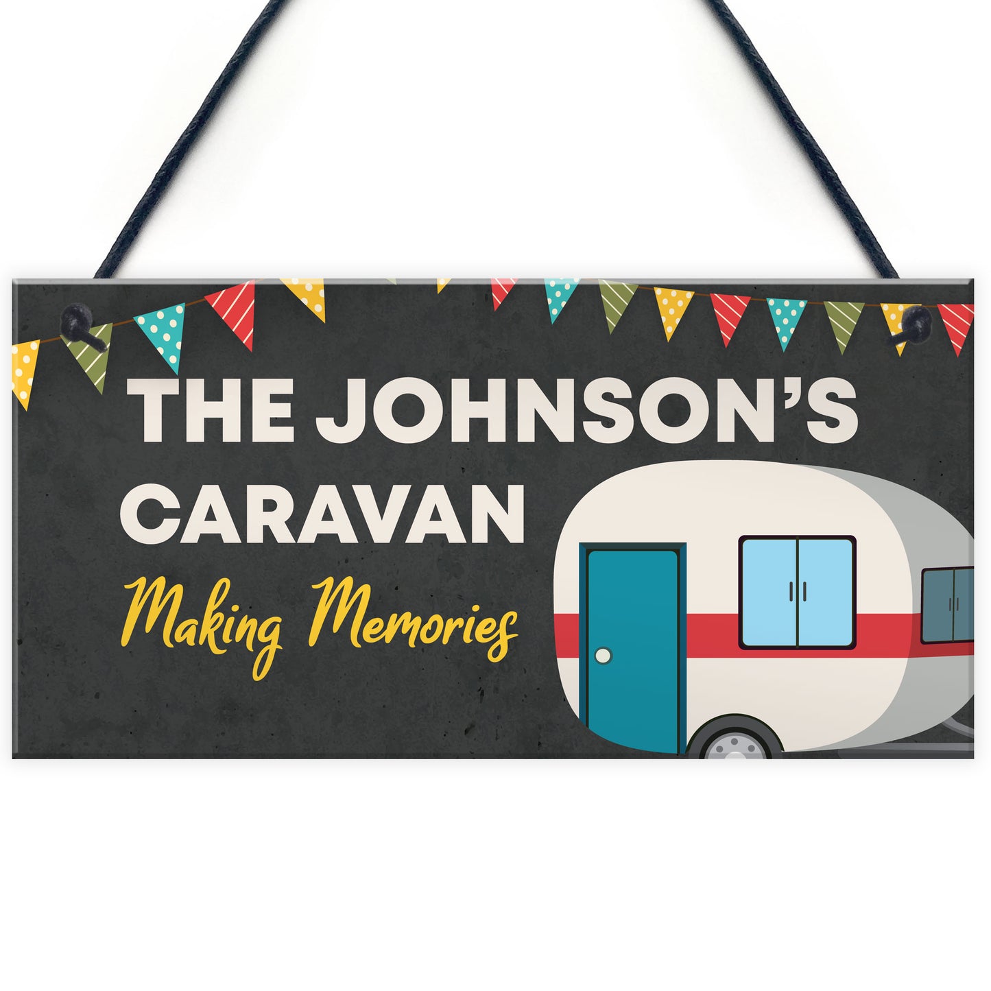 PERSONALISED Hanging Caravan Sign Caravan Accessories Gift