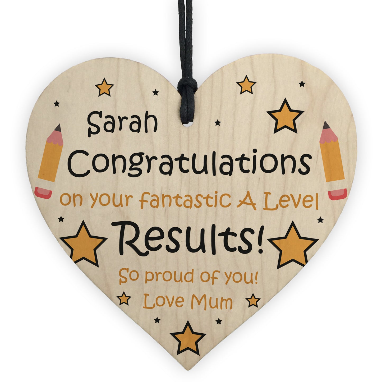 Personalised A Level Results Gift Congratulations Gift Leaving