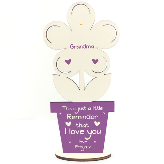 Gift For Grandma Personalised Reminder I Love You Birthday Gift
