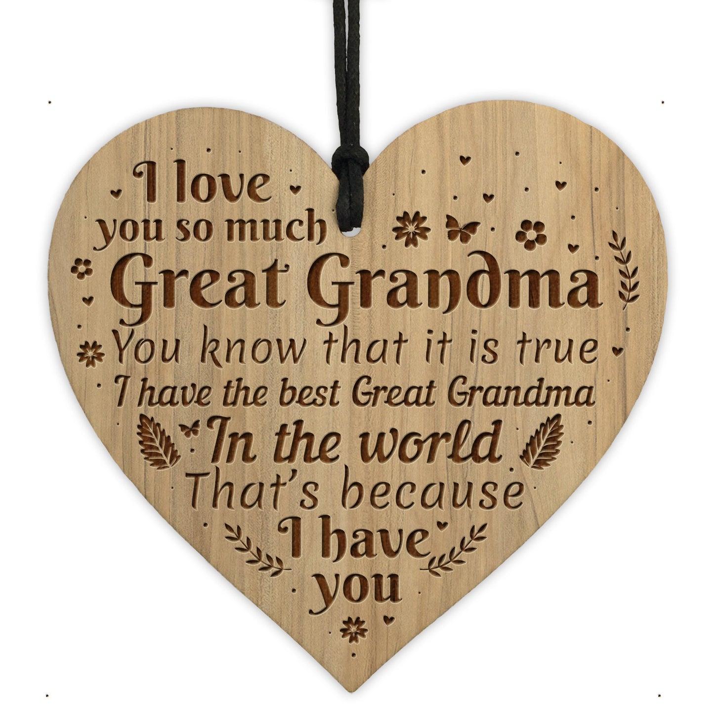 Great Grandma Gift Thank You Birthday Christmas Gift Engraved