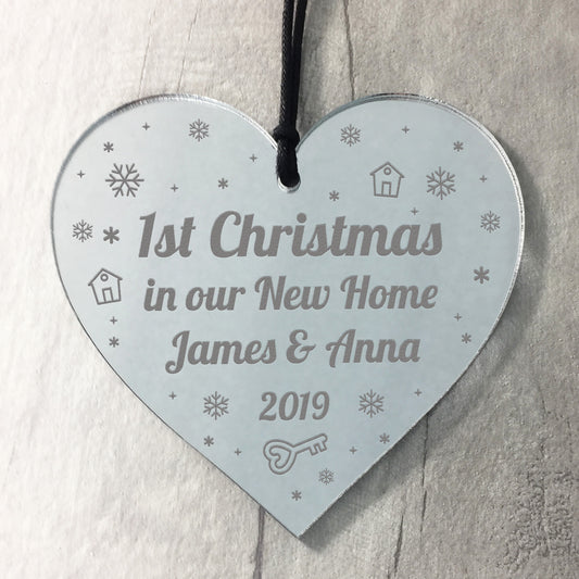 New Home Gifts For Couple New Home Plaque Mirror Acrylic Heart