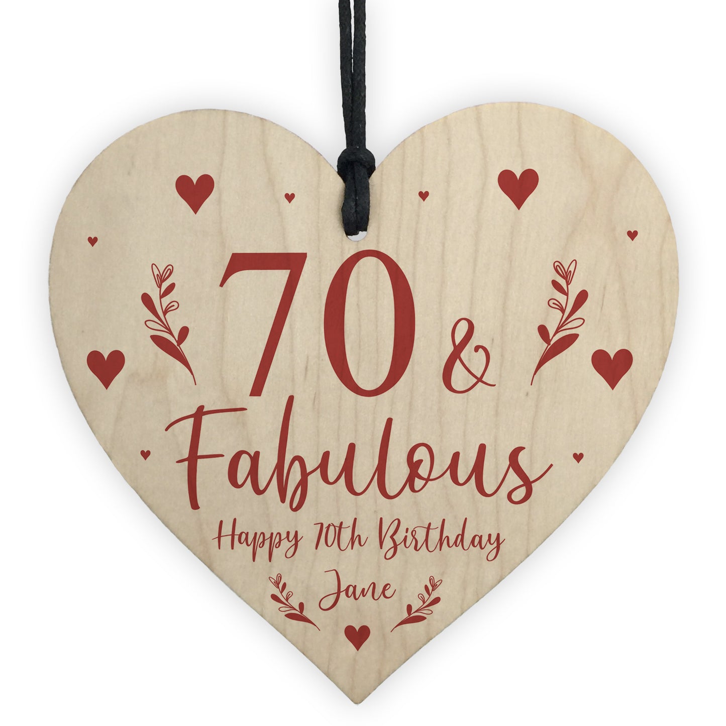 70th Birthday Gift For Mum Sister Auntie Personalised 70