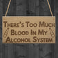 Alcohol System Funny Alcohol Man Cave Bar Pub Hanging Plaque