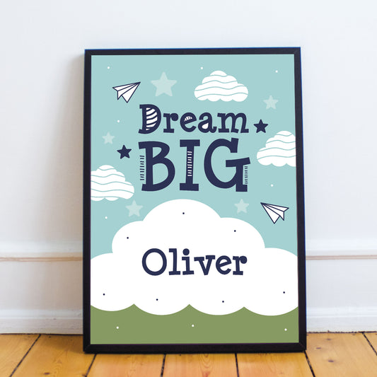 PERSONALISED Bedroom Sign For Boys Bedroom Wall Art Decor