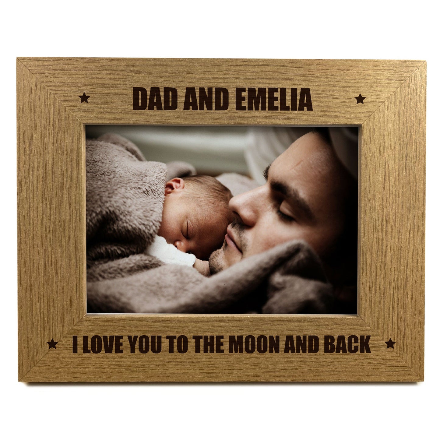 Personalised Photo Frame Unique Fathers Day Gift, Birthday Gift