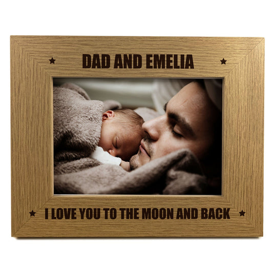 Personalised Photo Frame Unique Fathers Day Gift, Birthday Gift