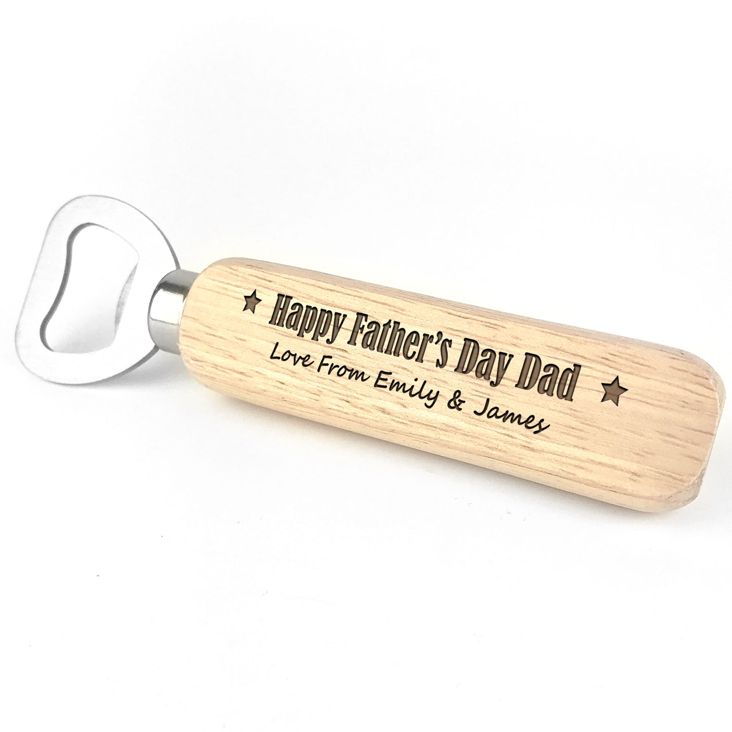 Fathers Day Gifts For Dad Daddy Wood Bottle Opener Personalised