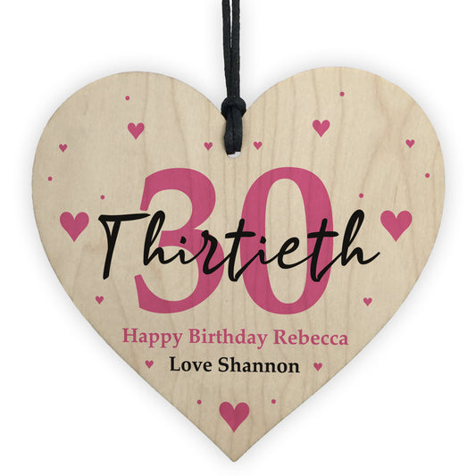 PERSONALISED 40th Birthday Gifts For Mum Auntie Sister Heart