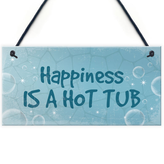 Funny Hot Tub Sign Hanging Plaque Hot Tub Decor Garden Sign