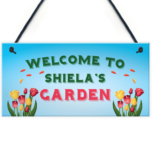 Novelty Garden Personalised Sign Garden Shed Plaque Home Decor
