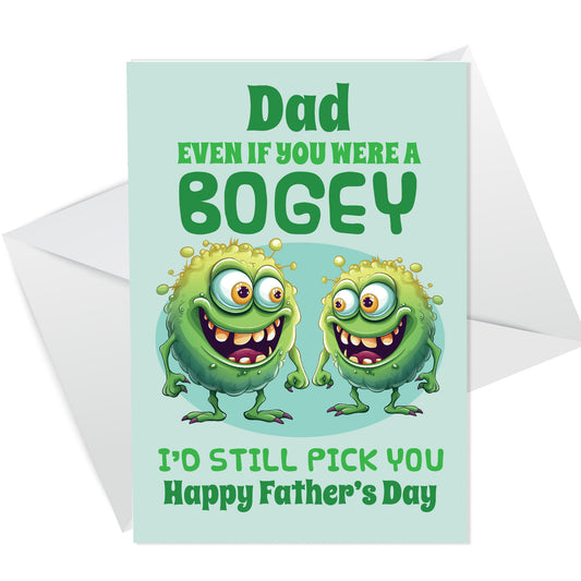 Fathers Day Card Funny Still Pick You Joke Novelty Dad Card