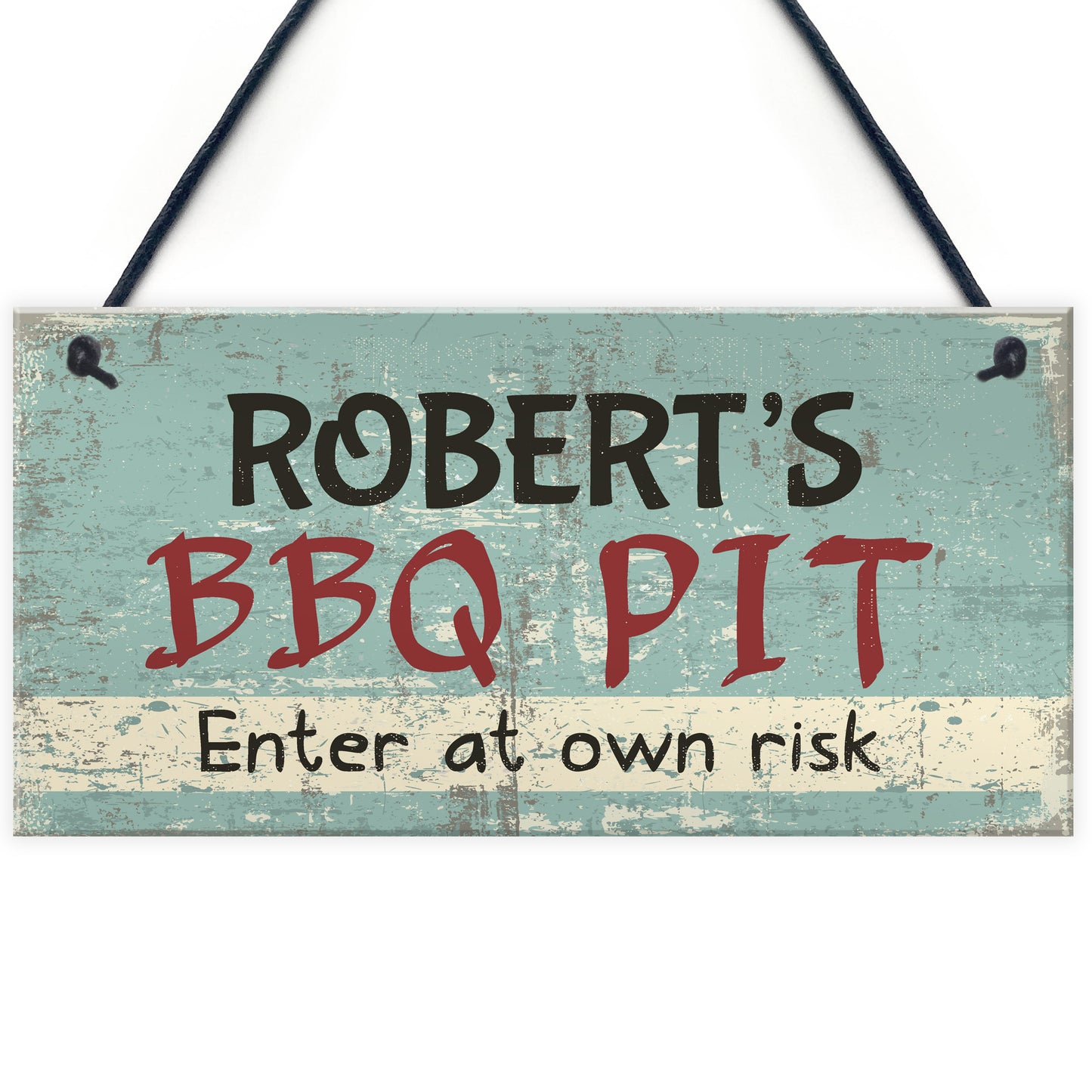 Personalised BBQ Sign Garden Plaque Pub Bar Home Man Cave Gift