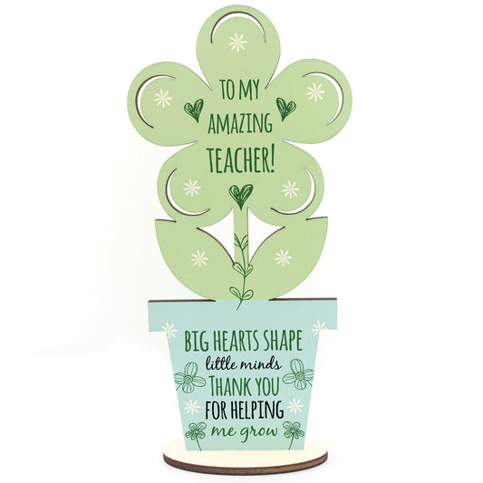 Best Teacher Gifts Wooden Flower Teacher Appreciation Gift