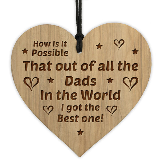 Funny Dad Gifts Birthday Fathers Day Gift For Him Engraved Heart