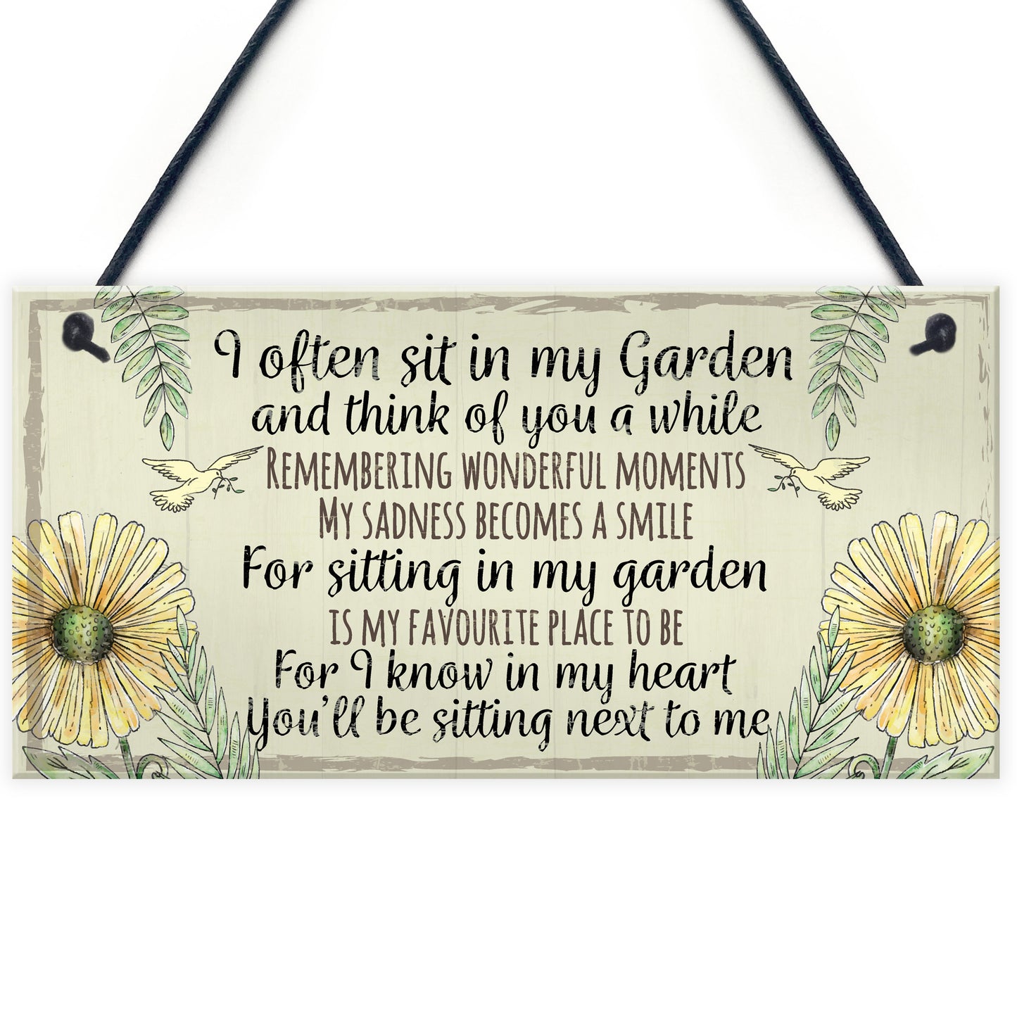 Garden Plaque Summer House Sign Garden Shed Friendship Mum Gift