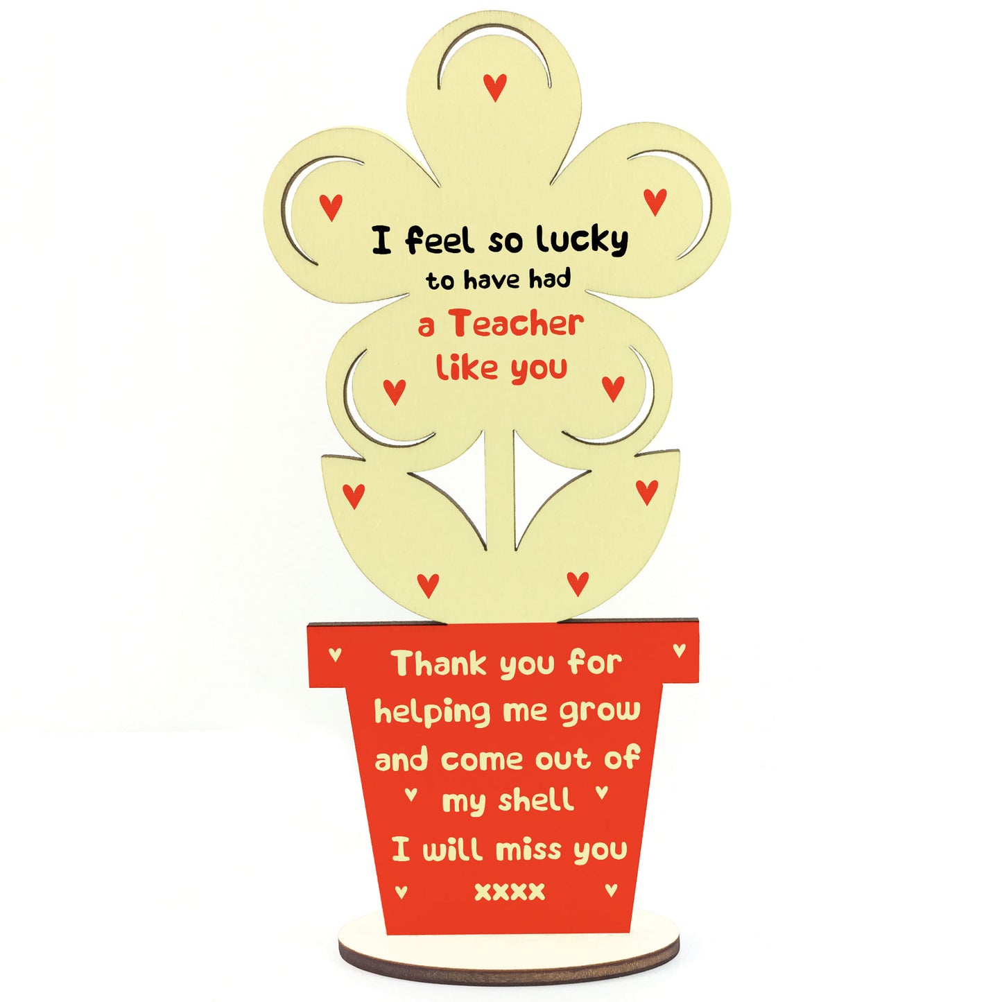 Teacher Gift Thank You School Nursery Pre School Leaving Flower