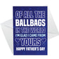 Fathers Day Card For Dad Funny Card For Dad Fathers Day Card