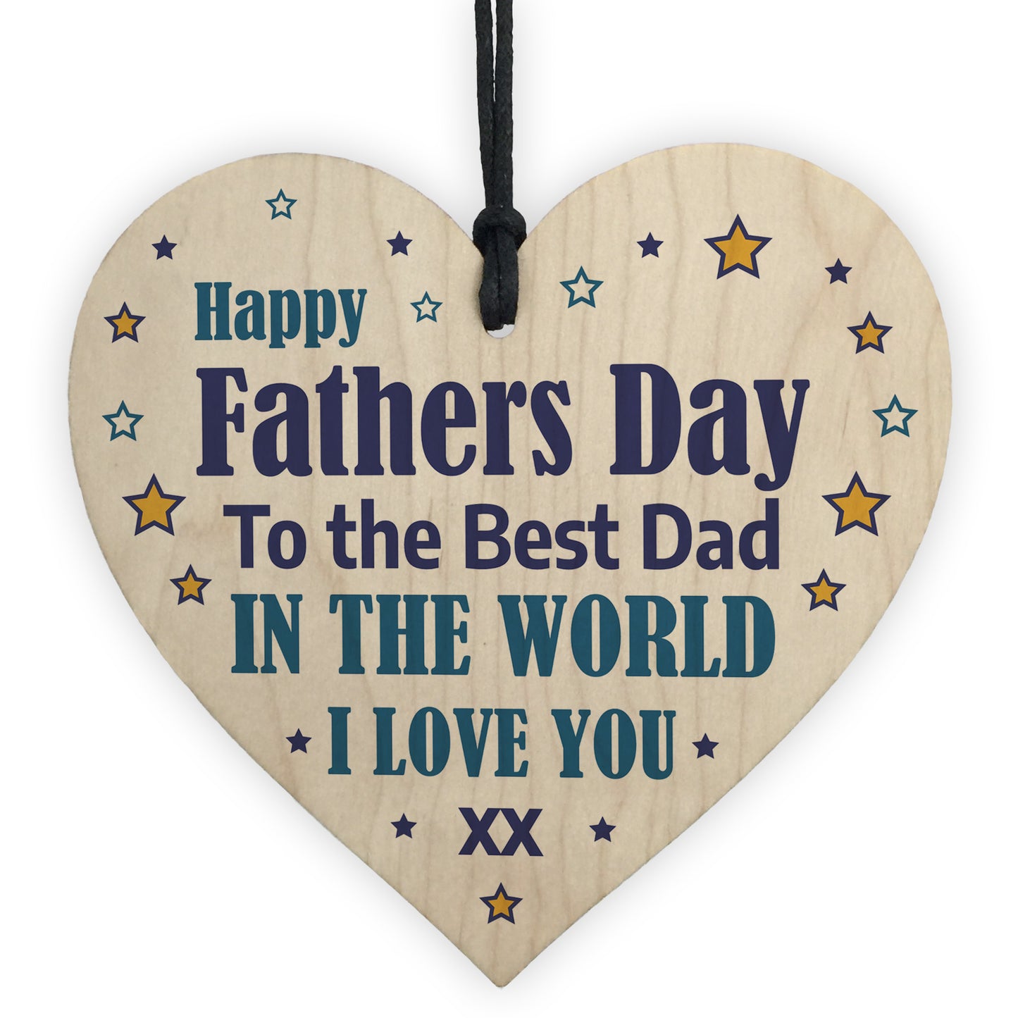 Fathers Day Gifts For Dad Wooden Heart Dad Gift From Daughter