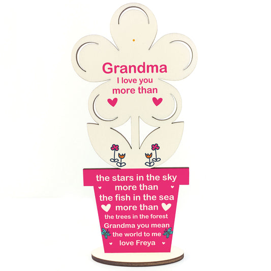 Grandma Gift Poem Personalised Birthday Gift Grandparent Gift