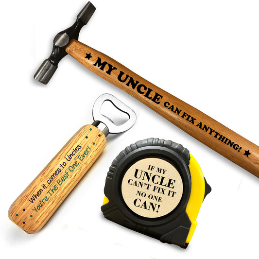 Novelty Uncle Gifts For Birthday Fathers Day Tool Gifts Bundle