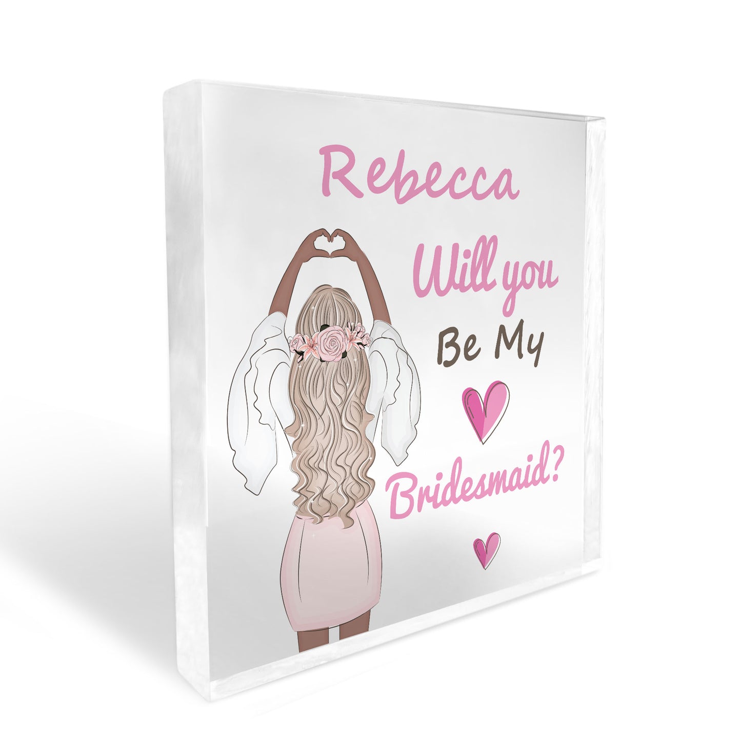 Personalised Will You Be My Bridesmaid Proposal Gift Wedding