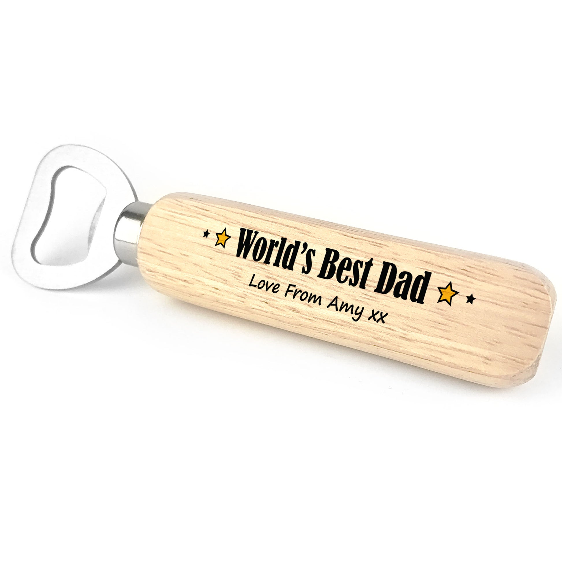 Worlds Best Dad Bottle Opener Fathers Day Birthday Dad 