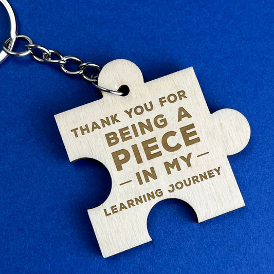 Thank You Teacher Gifts Engraved Keyring Nursery Teaching School