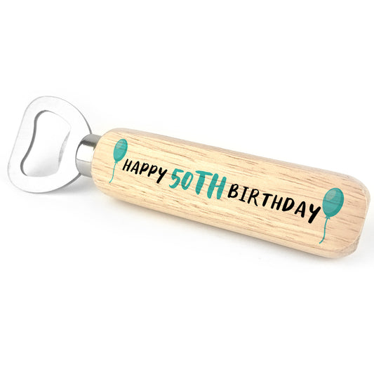 Personalised Birthday Bottle Opener Gift 30th 40th 50th Birthday