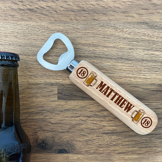 Personalised Bottle Opener Birthday Gifts 18th 21st 30th 50th