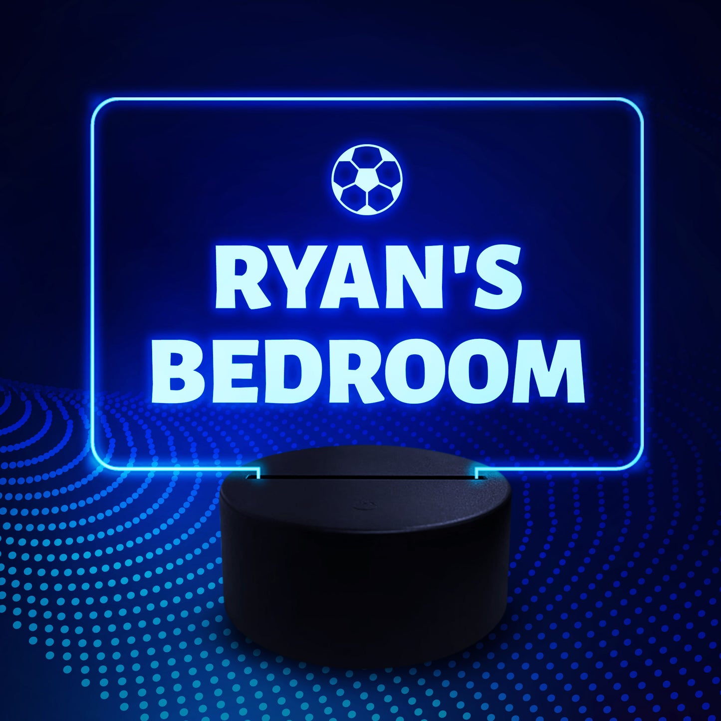 LED Bedroom Sign For Boys Girls Bedroom Games Room Gift For Son