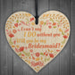 Bridesmaid I Can't Say I Do Wooden Hanging Heart Wedding GIFTS