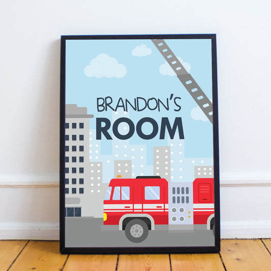 PERSONALISED Boys Bedroom Sign Any Name Little Boys Bedroom