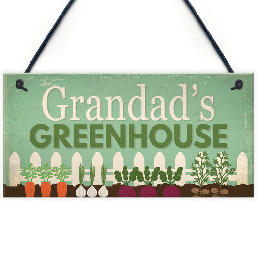 Grandad's Greenhouse Plaque Garden Shed SummerHouse Sign