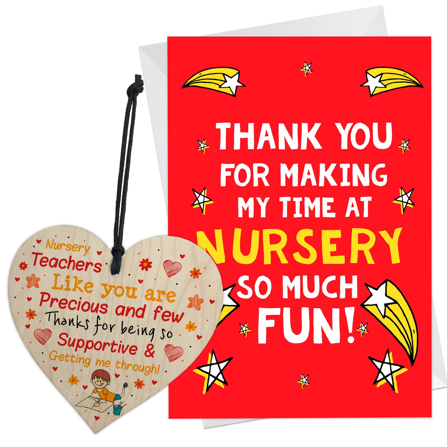 Thank You Card For Nursery Teacher Appreciation Gift For Teacher