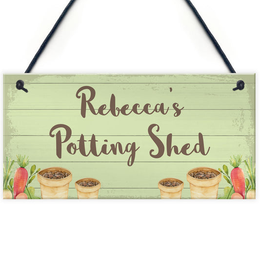 PERSONALISED Potting Shed Garden Signs And Plaques Shed Sign