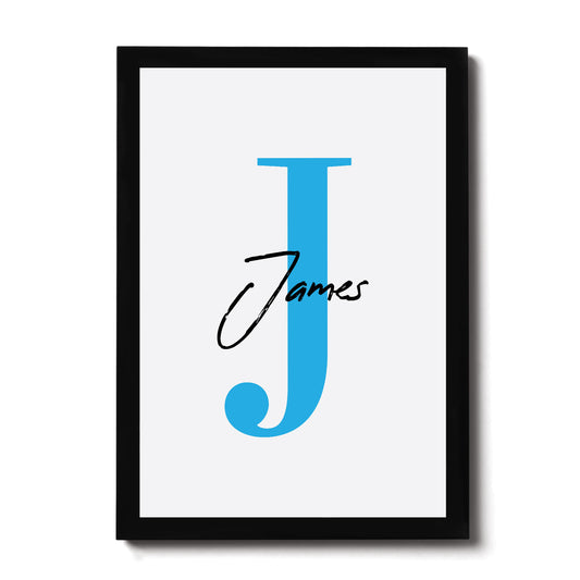 Safari Animals Boys Nursery Bedroom Prints Personalised Name