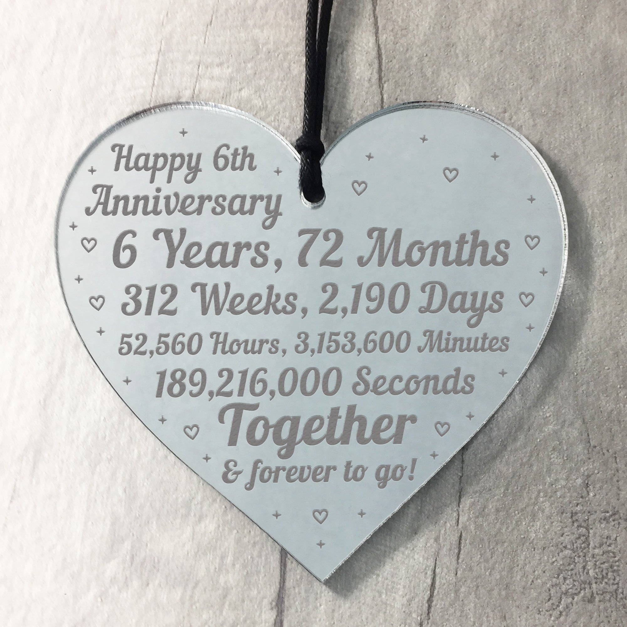 6th year wedding shops anniversary gifts for him