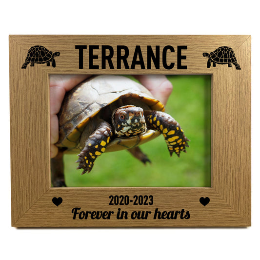 Tortoise Photo Frame Personalised Memorial Gift Tortoise Gifts